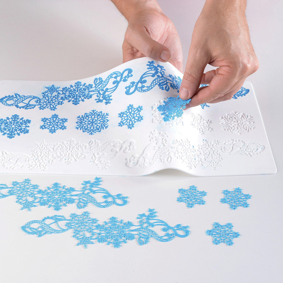 Tapis à dentelle Snowflakes