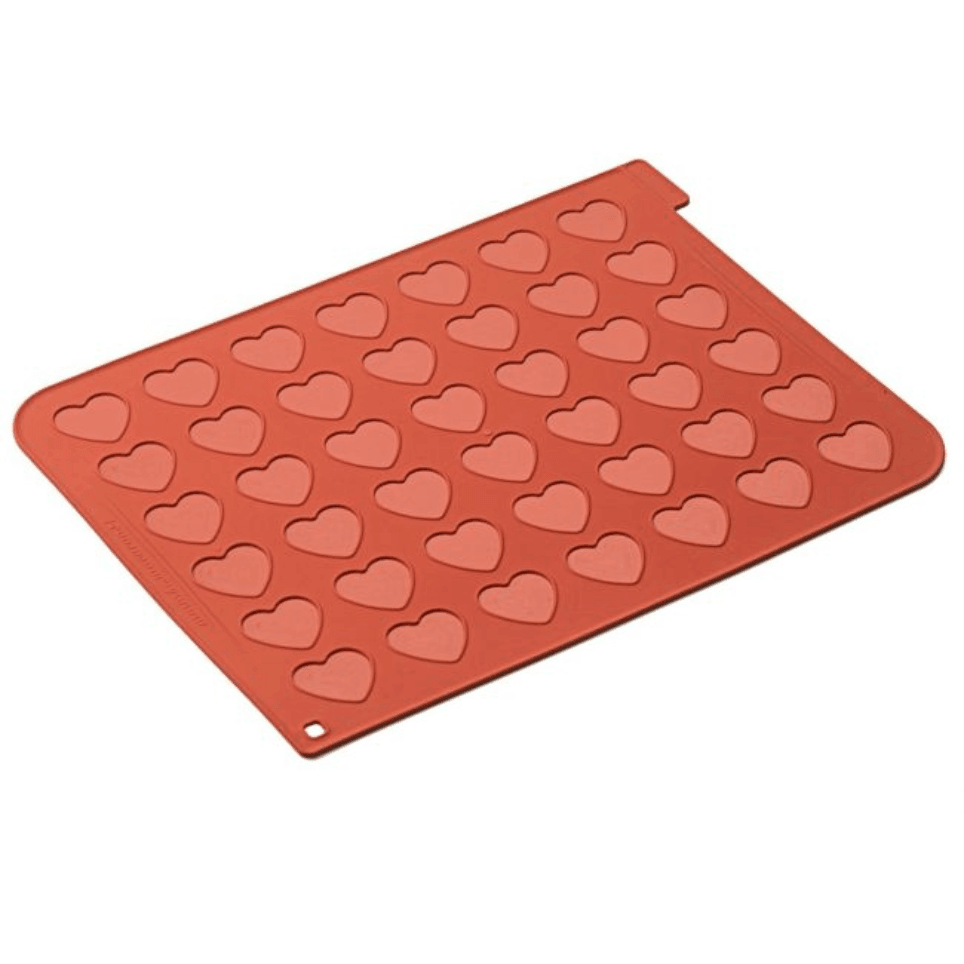 Tapis à Macarons Coeurs - Silikomart