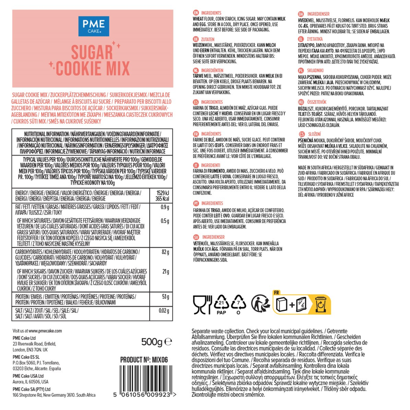 Mezcla para Galletas - 500g