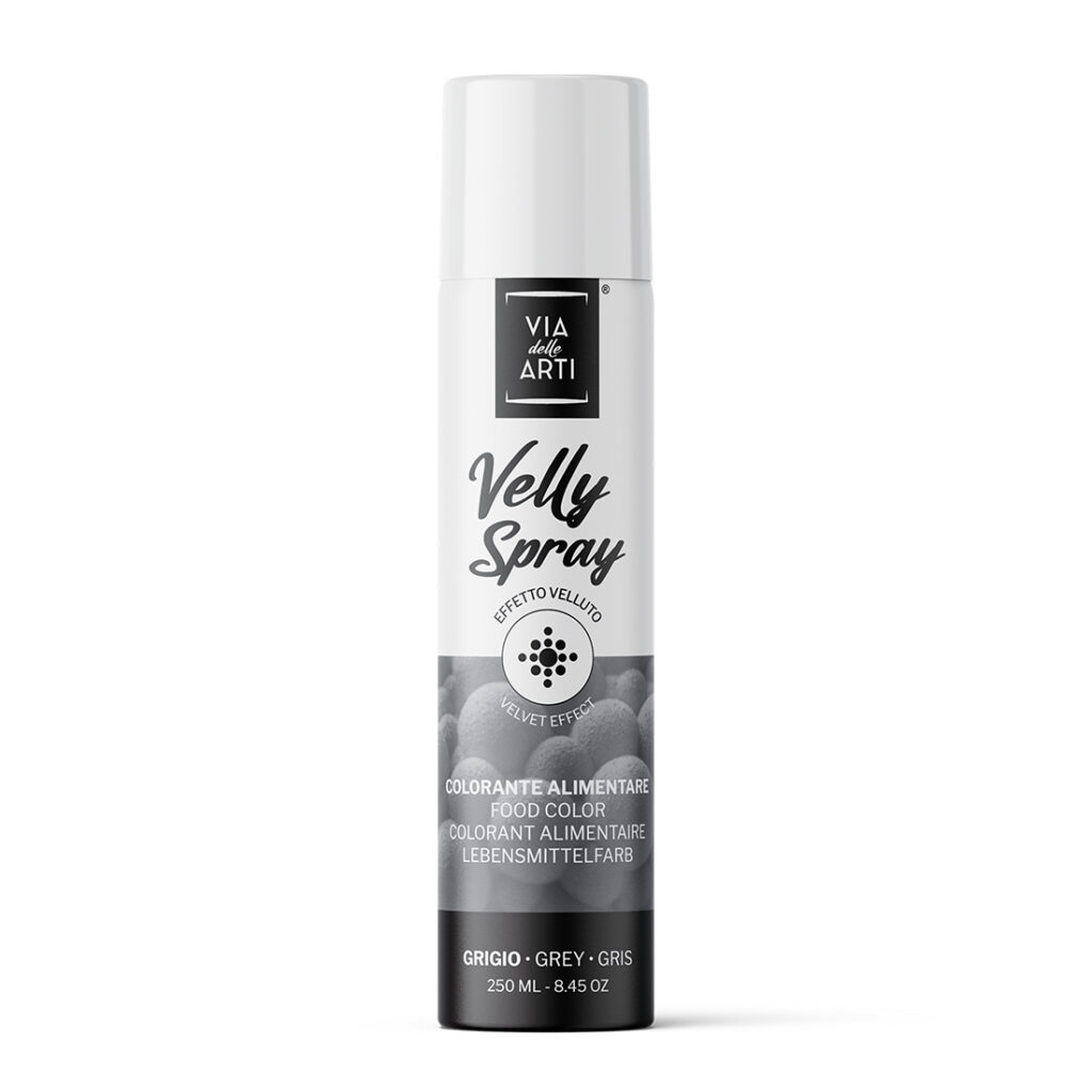 Velly Spray Flocage Velours - Gris 250 ml - VELLY FOOD