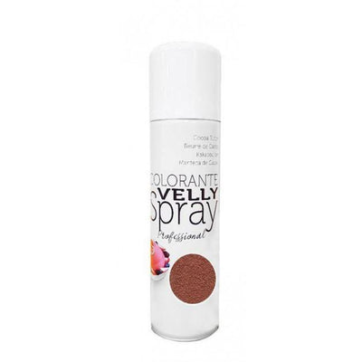 Velly Spray Flocage Velours - Marron 250 ml Azo Free - Patissland