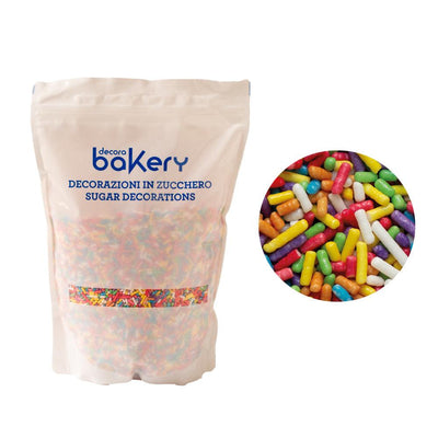 Vermicelles Multicolores - 1kg - DECORA