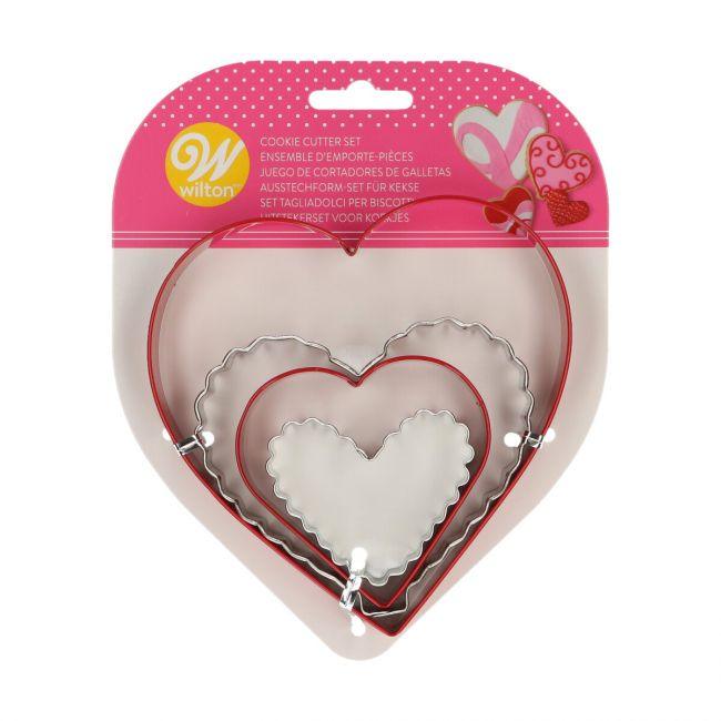 Set/4 Stampini a Forma di Cuore