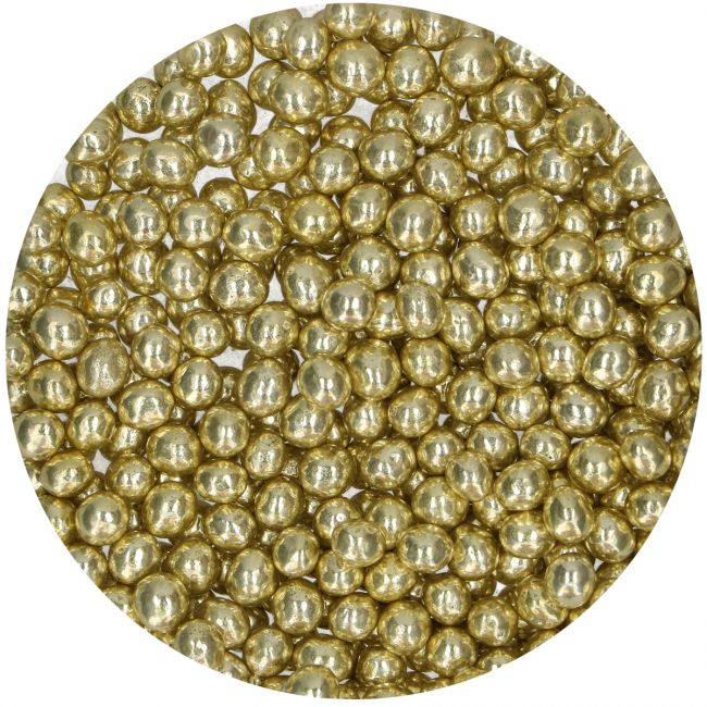 Choco Pearls - Metallic Gelb 60g