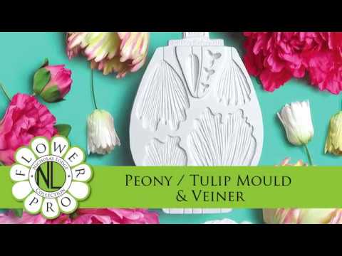 Katy Sue Mold - Peony / Tulp Mold & Veiner