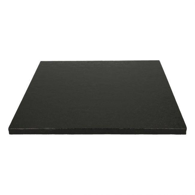 Support à gâteau Carré Noir - Drum - 30,5cm